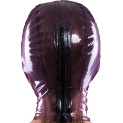 LateXcite Cagoule Fetish Breath Violet